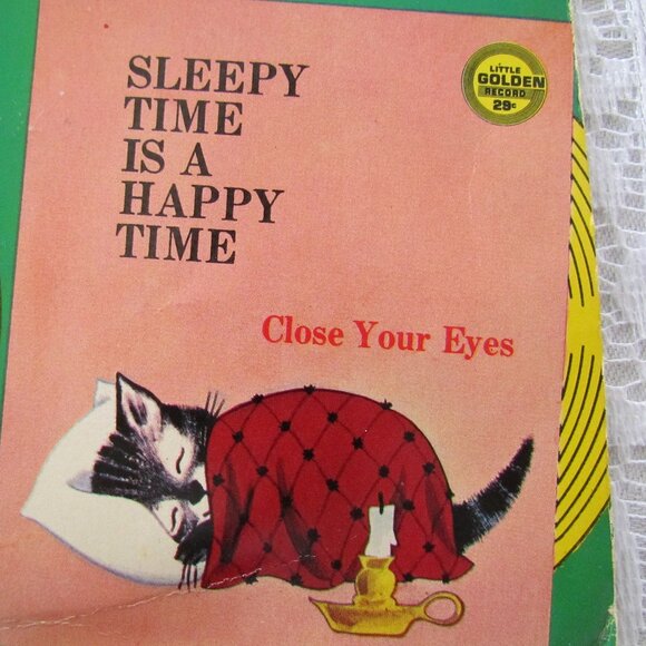 45 RPM KID'S RECORDS, LOT of 4 VINTAGE LULLABIES, THE SWING, THREE BLIND MICE + - Picture 7 of 16